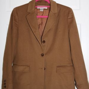 camel wool brooks brothers blazer
